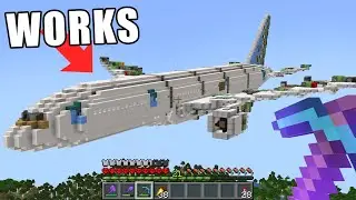 I Built a Minecraft Plane That Actually Works