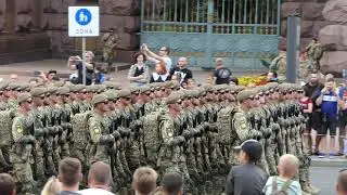 Генеральная репетиция военного парада в Киеве