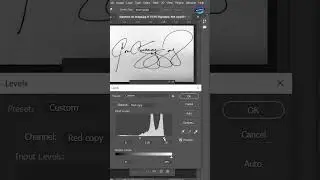 Digital Signature in Adobe Photoshop | #short