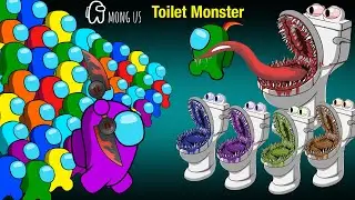 어몽어스 VS NEW Toilet Monster | Among Us Zombie | AMONG US ANIMATION