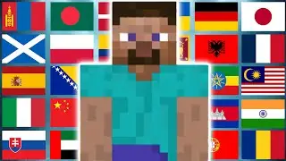 Minecraft in different languages meme