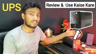 ZEBRONICS U725 UPS unboxing & review || Zebronics UPS use kaise kare || Zebronics UPS user manual