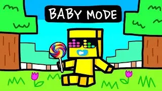 Minecraft BUT Were STUCK In BABY MODE!