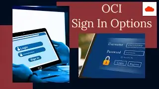 Oracle Cloud (OCI) - Sign in options