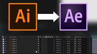 How to import Adobe Illustrator Files into after effects | Bangla After effects tutorial