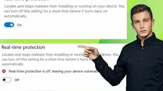 How to turn off real time protection