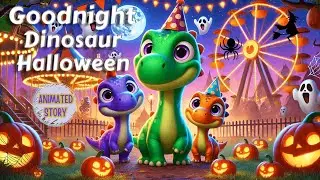 🎃Goodnight Dinosaur Halloween 🕸️🎆THE IDEAL Cozy Bedtime Stories for Babies and Toddlers