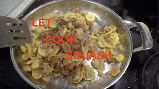 SQUASH COOKING "SOUTHERN STYLE" OLD FASHIONED WAY! FRESH AND GOOD (OAG)