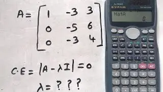 Solve eigen value in calculator