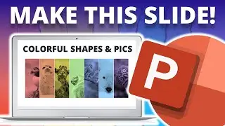 How to Fill Shapes with Photos in PowerPoint! 🏳️‍🌈 [PPT TIPS!]