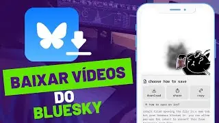 Como BAIXAR VÍDEOS do BlueSky no CELULAR