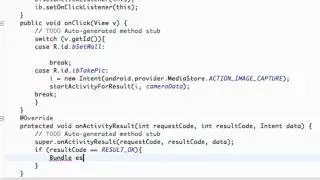 Android Application Development Tutorial - 40 - Getting Data from a different Activity