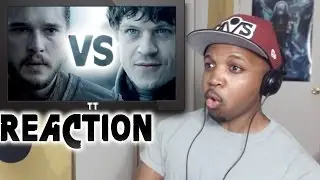 REACTION to Game Of Thrones Jon VS Ramsey - Battle of the Bastards Season 6 Episode 9