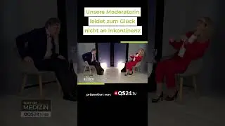 Unsere Moderatorin leidet zum Glück nicht an Inkontinenz | Schweizer Gesundheitsfernsehen | #shorts