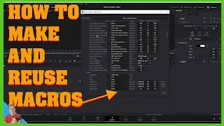 How to make and reuse macros in Davinci Resolve 17