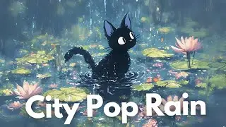 City Pop 🎧 Rain Lofi ☂️ Ghibli Inspired Atmosphere / Study / Chillout / Focus / Relax