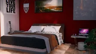 LUMION 11 | Modern House Bedroom Render