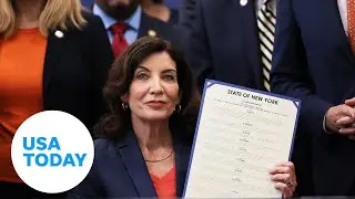 New York Gov. Kathy Hochul signs gun laws after string of shootings | USA TODAY