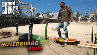 КАК УСТАНОВИТЬ Hover Board МОД В ГТА 5! Hoverboard Mod 2023 4.0 GTA 5! ЛЕТАЮЩИЙ СКЕЙТБОРД В ГТА 5!