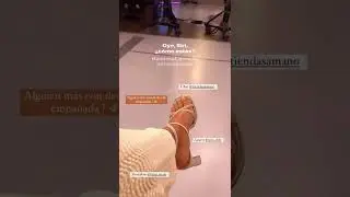 Tita Ureta sandalias en nuevo programa