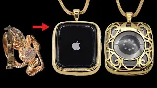 I Turn Apple Watch into pendant - handmade Apple pendant