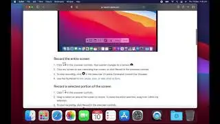 How to record the screen on M1 Macbook Pro