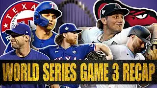 World Series Game 3 Recap- Rangers vs. Diamondbacks