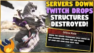 SERVERS DOWN, Twitch Drops, Structure's Getting Destroyed!?- Age Of War | Conan Exiles |