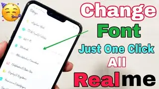 Just One Click, How to change Font Style in Realme 2 or any Realme devices | Change font in Realme 2