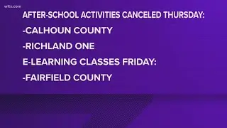 Some districts cancelling after school activities