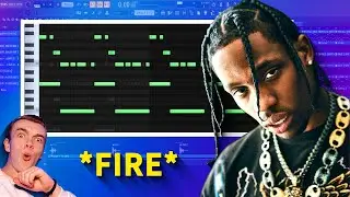 HOW TO CREATE A DARK BEAT FOR TRAVIS SCOTT!!!😈😈 (FL Studio Tutorial)