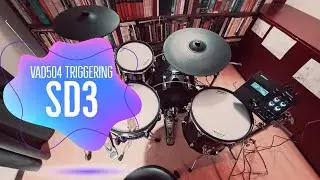 Roland VAD504 e-drums with TD-27 module triggering Superior Drummer 3