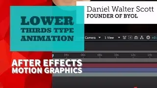 16/51 | Lower thirds type animation in Adobe After Effects