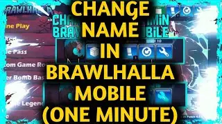 HOW TO CHANGE YOUR NAME IN BRAWLHALLA MOBILE in one minute | Mr Incognito