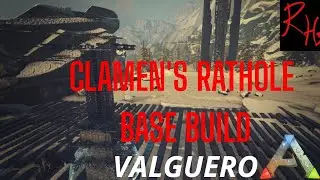 VALGUERO - CLAMEN'S RATHOLE Base Build Showcase - ARK Survival Evolved