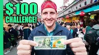 JAPAN Street Food $100 CHALLENGE in Asakusa, Tokyo! The best Japanese Street Food in Tokyo!