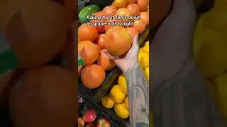 Asked her if she wants to Grape Fruit it Tonight GONE WRONG 😂 #shorts #shortsviral #couplegoals