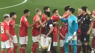 HEUNG-MIN SON MEETING NEW SIGNING BRENNAN JOHNSON / 토트넘 주장 손흥민, 새로운 영입 브레넌 존슨을 만나다: 웨일스 vs 대한민국