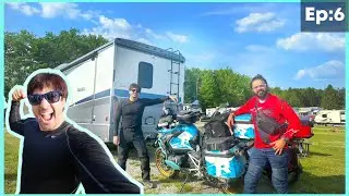 EP-06 | RIDE TO ALASKA FINALLY STARTED with a motorhome @TravelingDesi