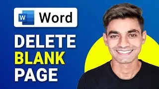 How To Delete Blank Page in Windows 10 (MS Word)