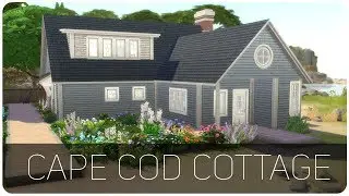 Cape Cod Cottage | The Sims 4 Speed Build (Seaside Cottage)