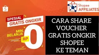 Cara Membagikan Voucher Gratis Ongkir Shopee ke Teman - cara share link voucher gratis ongkir shopee