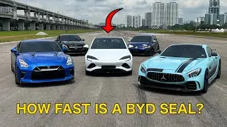 SUPERCAR KILLER? BYD SEAL DRAG RACE SHOWDOWN! Ft. Nazz Abdullah