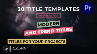 20 Free Title Templates Adobe Premiere Pro MOGRT Fahad VFX