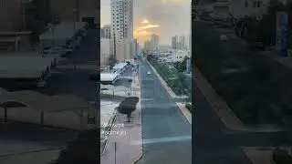 Winter sunset in Kuwait..