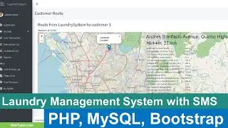 Laundry Management System with SMS in PHP and MySQL