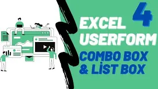 EXCEL USERFORM COMBO BOX & LİST BOX |  Excel Userform Öğreniyorum 4 | ComboBox ve ListBox Kullanımı