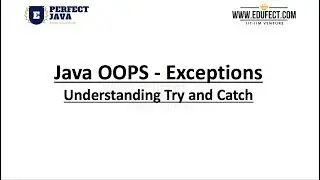 Perfect Java - Lesson G3#2 - Try Catch in Java Exceptions