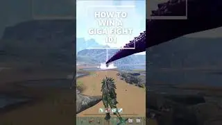 ARK HOW TO WIN A GIGA FIGHT WITH A SHADOWMANE 