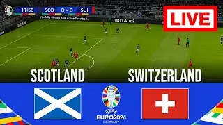 🔴 LIVE: Scotland vs Switzerland | UEFA Euro 2024 | The full game live today!